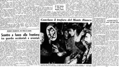 Dalla prima pagina del GdB del 15 agosto 1962 -  © www.giornaledibrescia.it