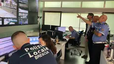 Al Comando della Locale e alla centrale operativa di Metro Brescia
