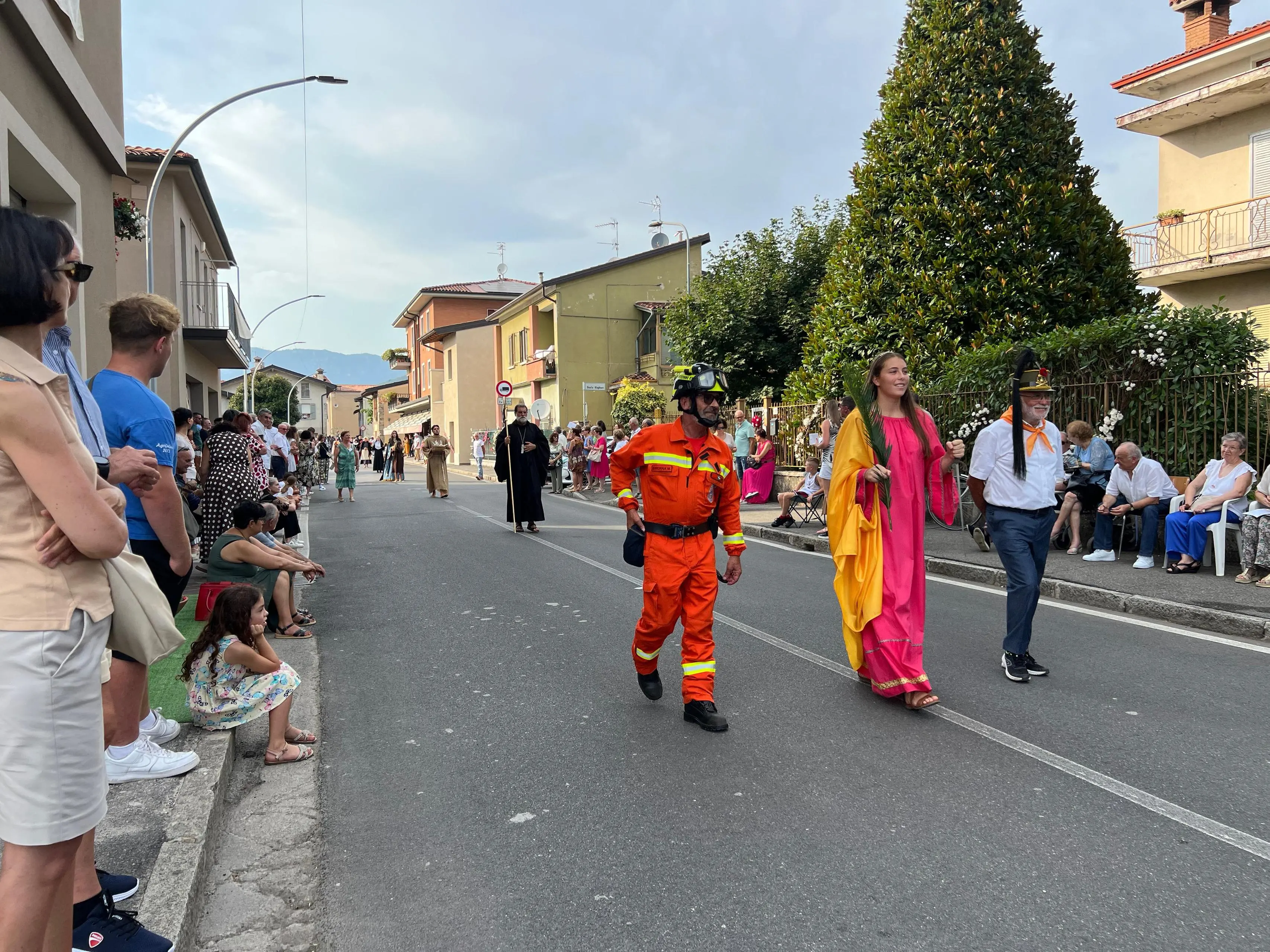 Feste quinquennali di Ciliverghe: la sfilata dei figuranti