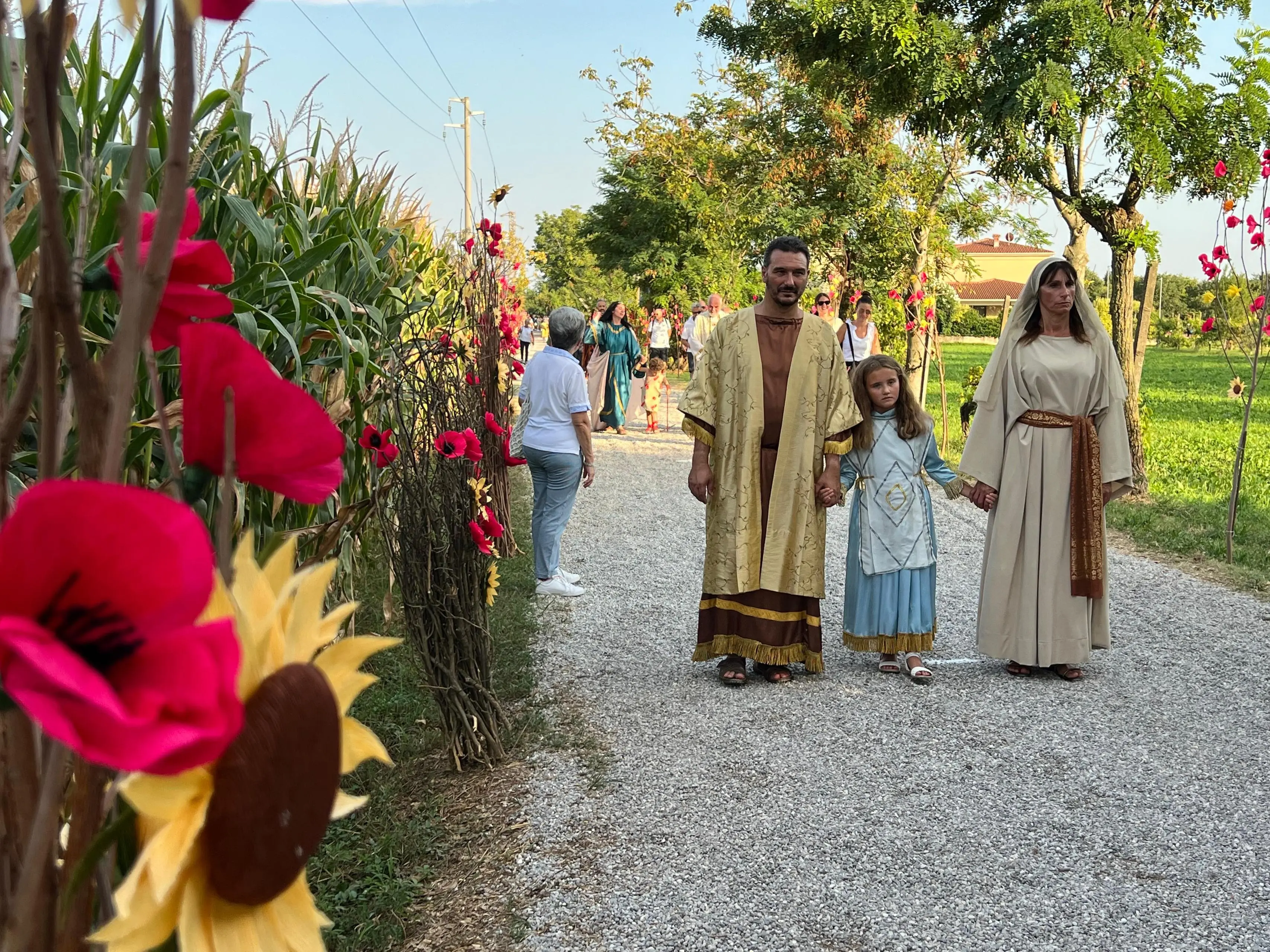 Feste quinquennali di Ciliverghe: la sfilata dei figuranti
