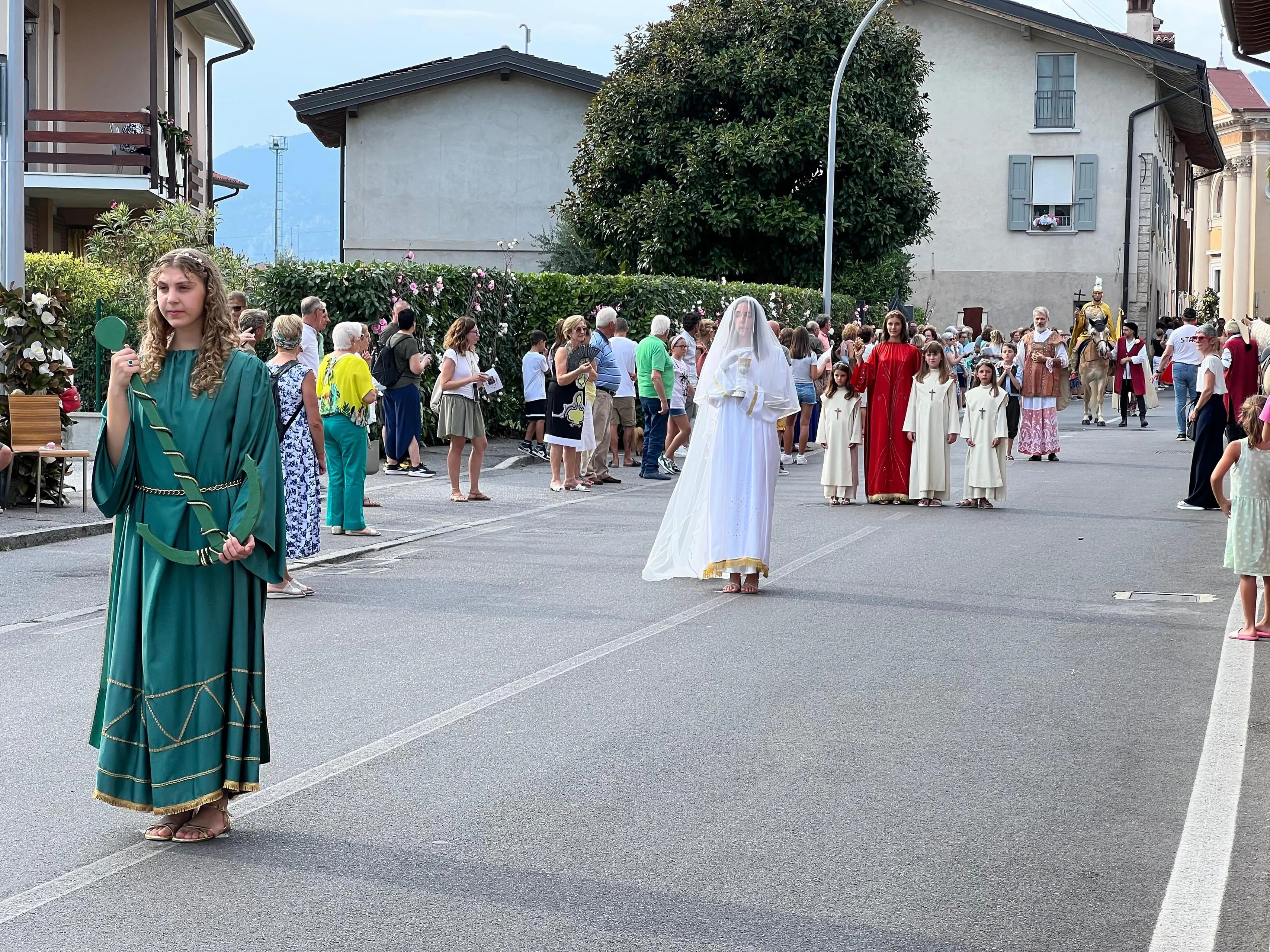Feste quinquennali di Ciliverghe: la sfilata dei figuranti