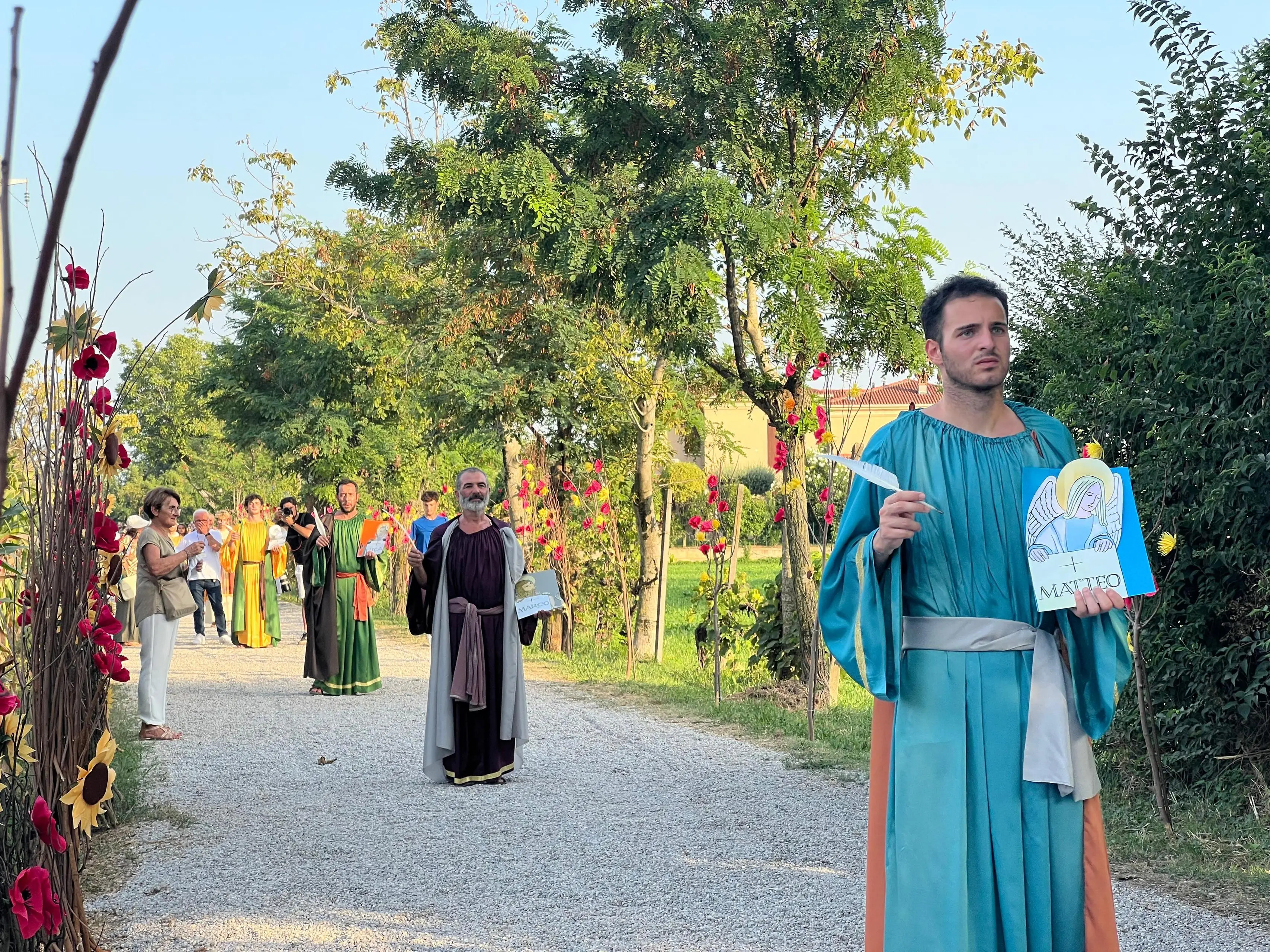 Feste quinquennali di Ciliverghe: la sfilata dei figuranti