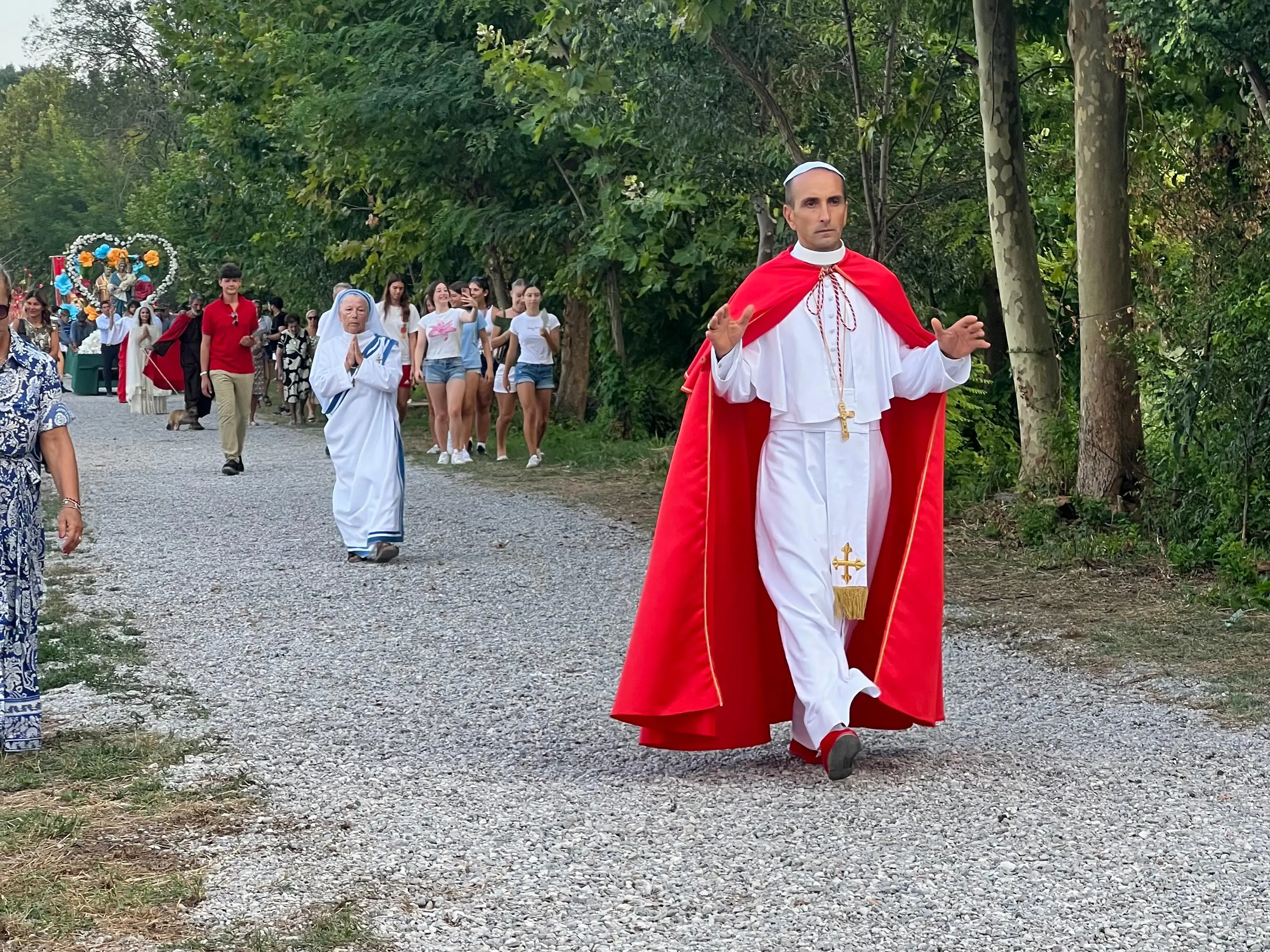 Feste quinquennali di Ciliverghe: la sfilata dei figuranti