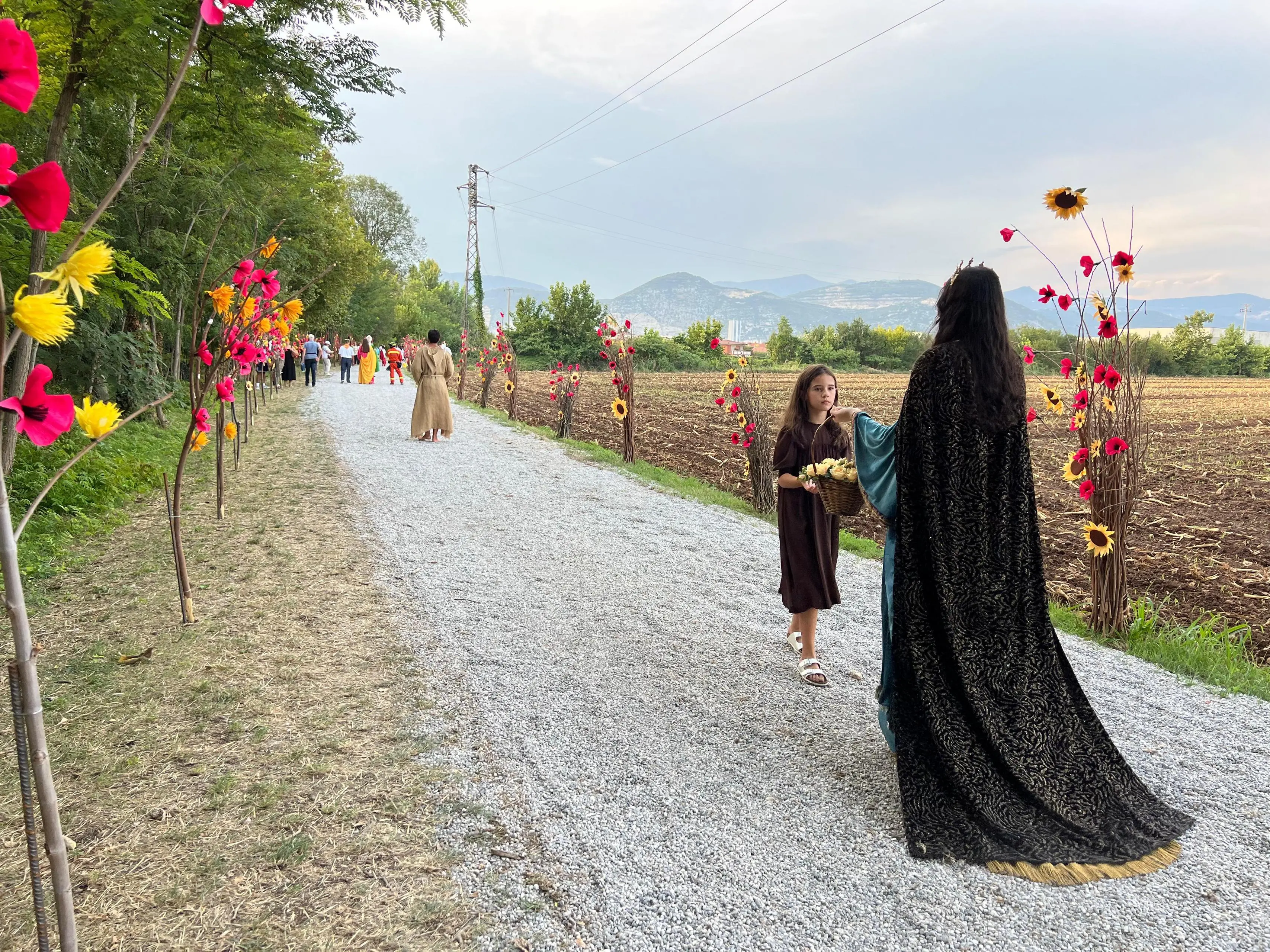 Feste quinquennali di Ciliverghe: la sfilata dei figuranti