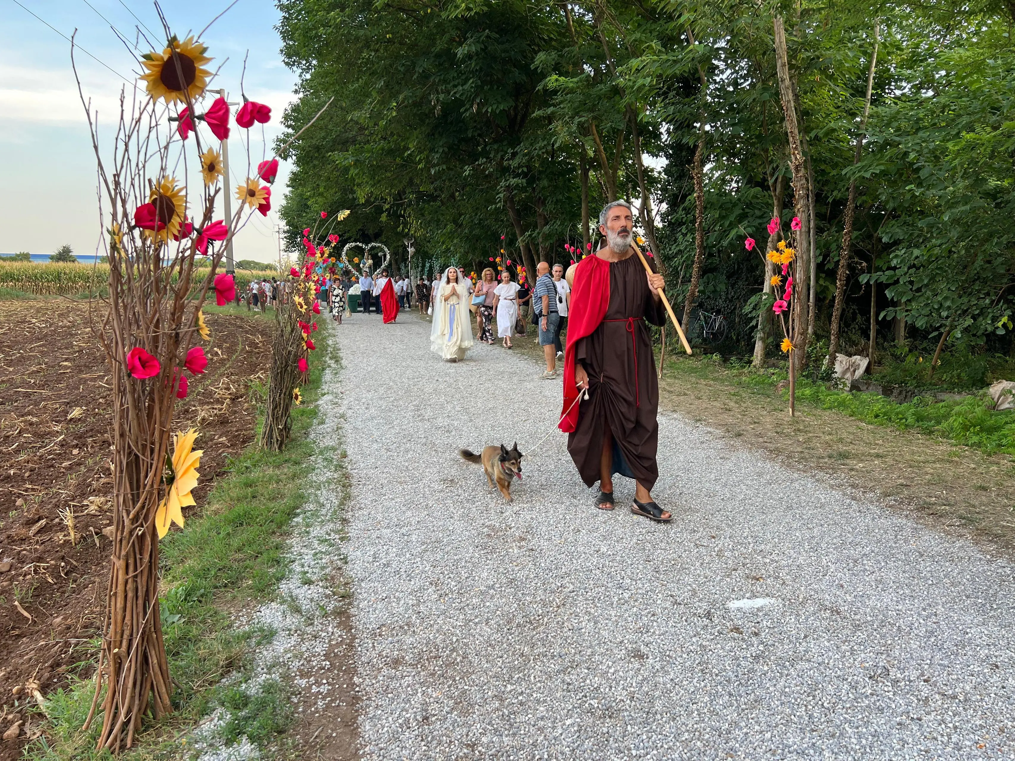 Feste quinquennali di Ciliverghe: la sfilata dei figuranti