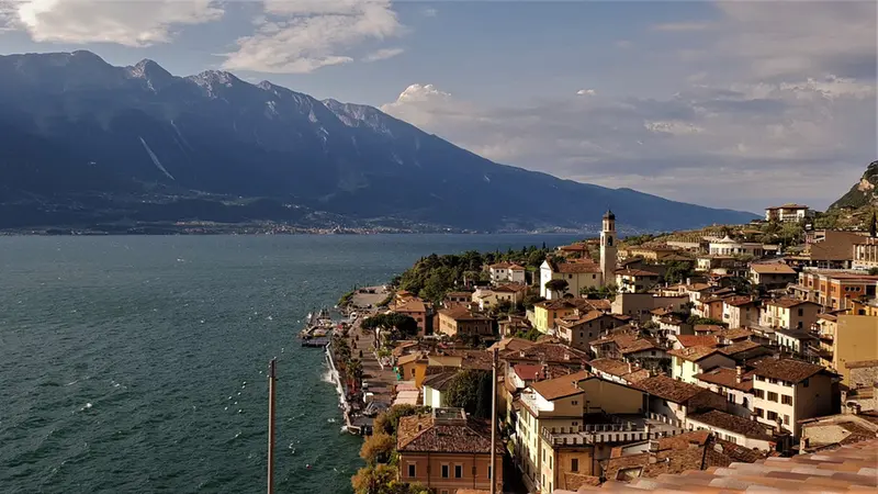 Uno scorcio di Limone del Garda