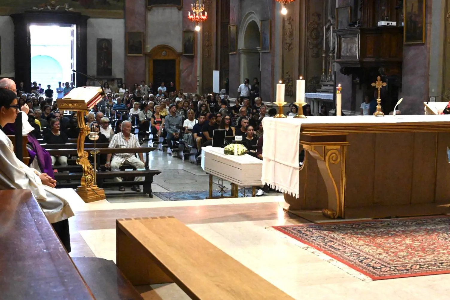 Il funerale di Sofia Galante, investita in BreBeMi