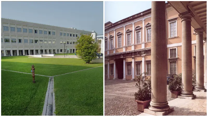 La facoltà di ingegneria della Statale e la sede di via Trieste della Cattolica © www.giornaledibrescia.it