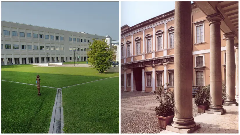 La facoltà di ingegneria della Statale e la sede di via Trieste della Cattolica © www.giornaledibrescia.it