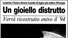 La prima pagina del GdB del 19 agosto 1993 © www.giornaledibrescia.it