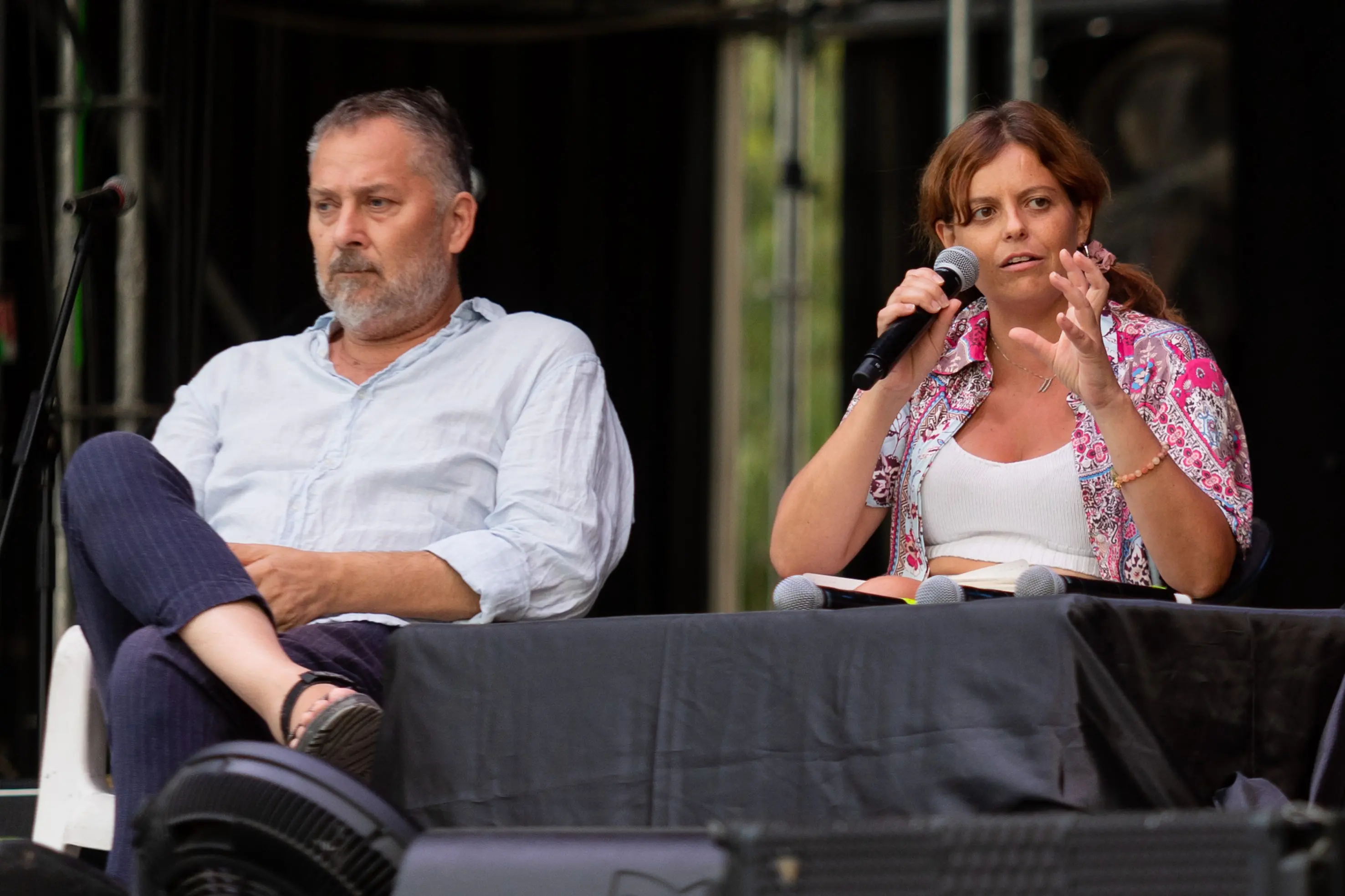 FESTA DI RADIO ONDA D'URTO ILARIA SALIS  NELLA FOTO ILARIA SALIS  17-08-2025 marazzani@newreporter
