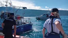 Un intervento della Guardia Costiera