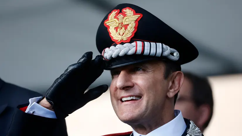 Il comandante generale dell'Arma dei Carabinieri Salvatore Luongo durante la celebrazione della fondazione dell’Arma dei Carabinieri, presso Piazza di Siena, Roma, 05 giugno 2025, ANSA/VINCENZO LIVIERI