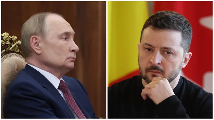 Putin e Zelensky - Foto Ansa © www.giornaledibrescia.it