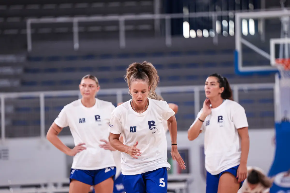 Il primo allenamento della Rmb Brixia