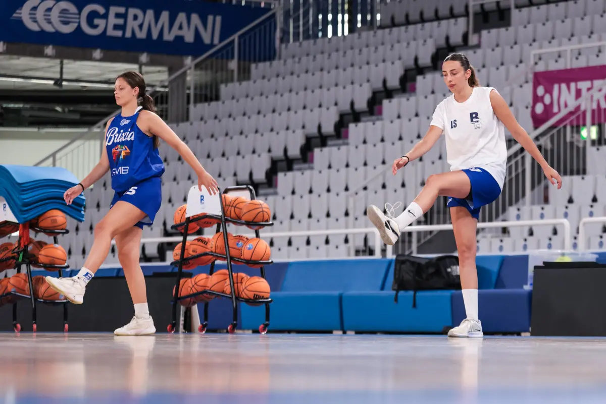 Il primo allenamento della Rmb Brixia