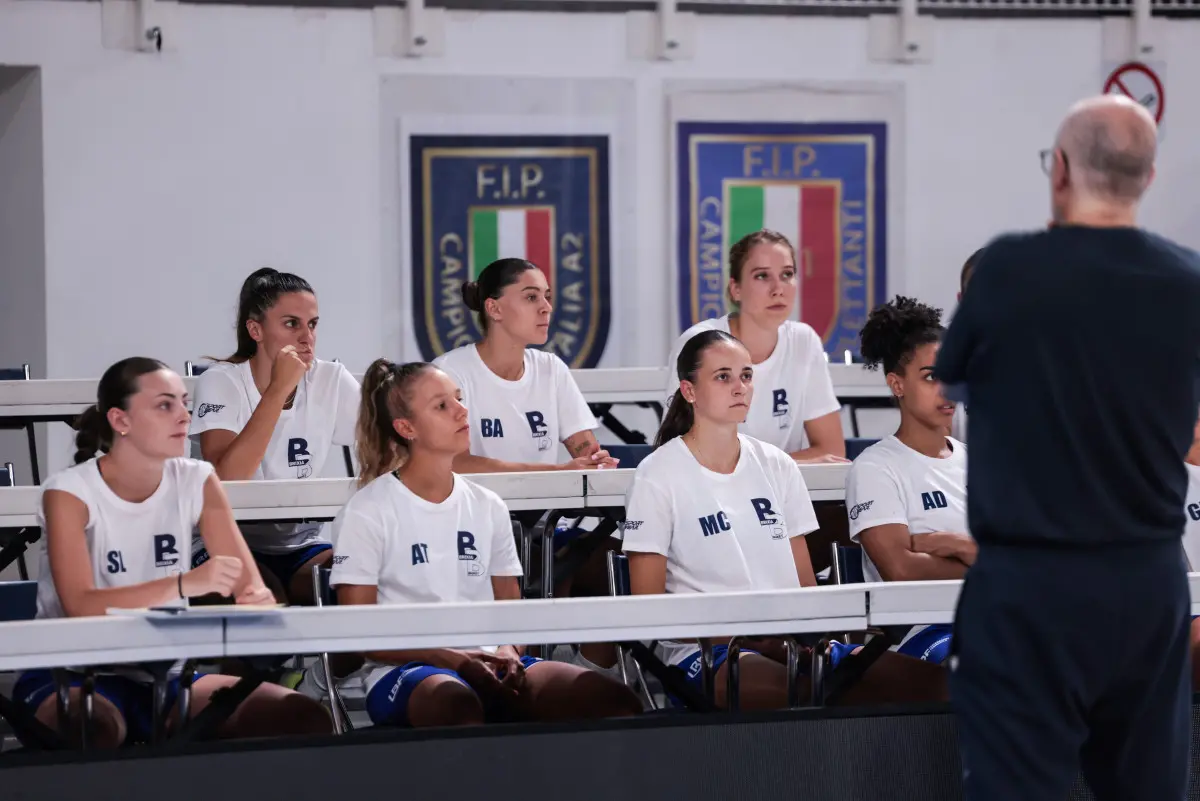 Il primo allenamento della Rmb Brixia