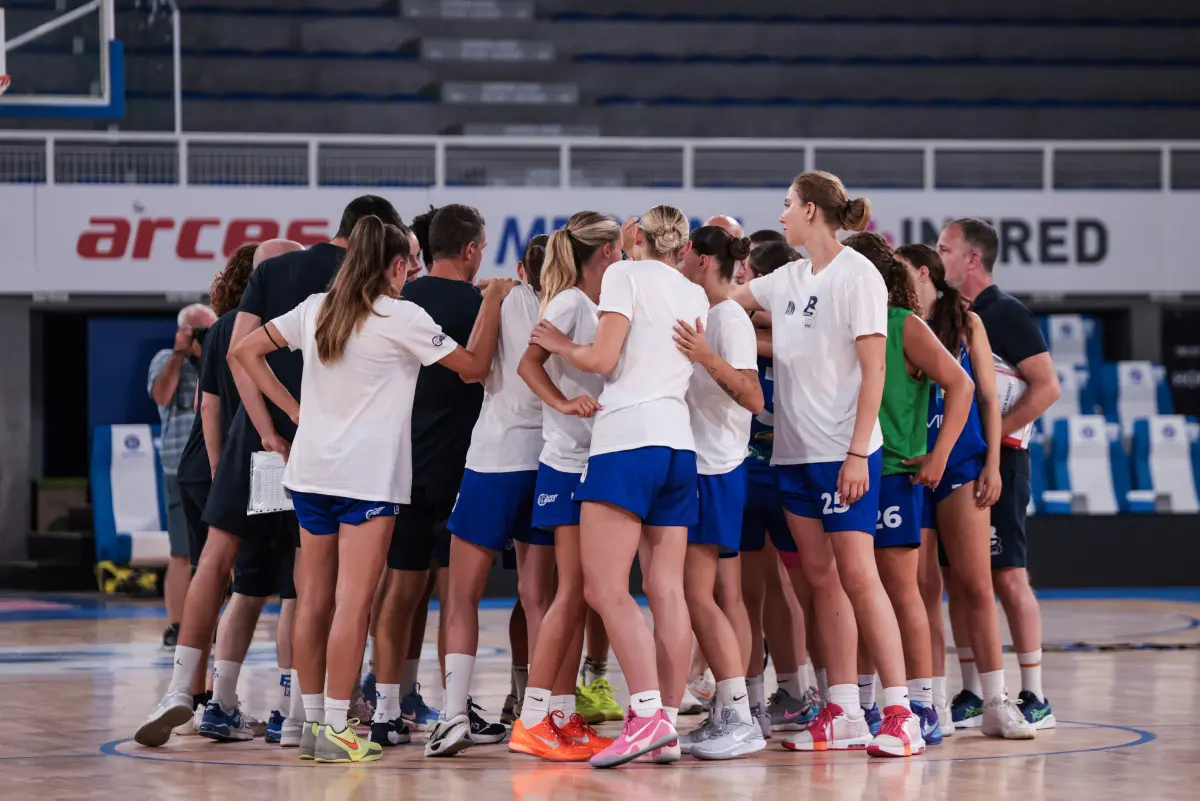 Il primo allenamento della Rmb Brixia