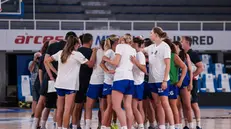 Il primo allenamento della Rmb Brixia
