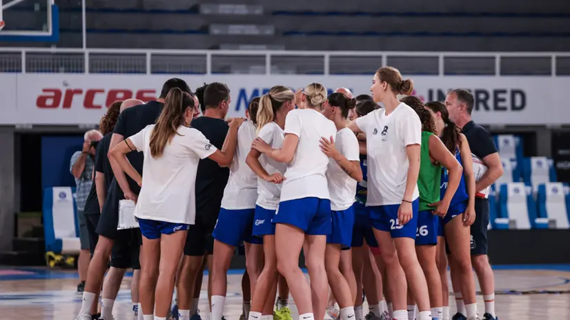 Il primo allenamento della Rmb Brixia
