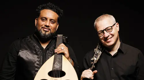 Il tunisino Ziad Trabelsi con Gabriele Coen, di origini ebraiche