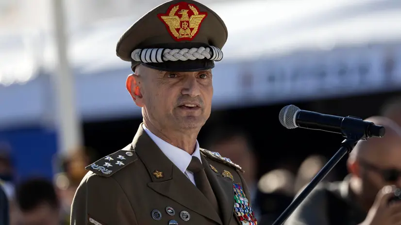 Il capo di stato maggiore della difesa Luciano Portolano, all’inaugurazione del villaggio della difesa al Circo Massimo. Roma, 1 novembre 2024 ANSA/MASSIMO PERCOSSI
