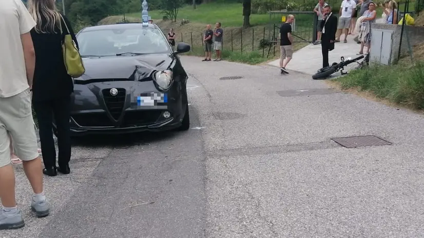 L'incidente a Gargnano