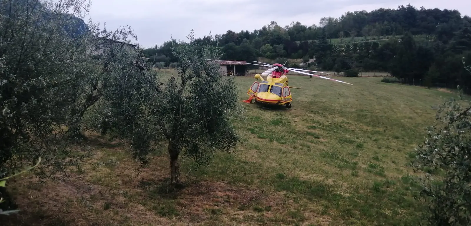 L'incidente a Gargnano