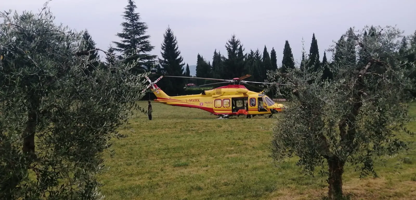 L'incidente a Gargnano