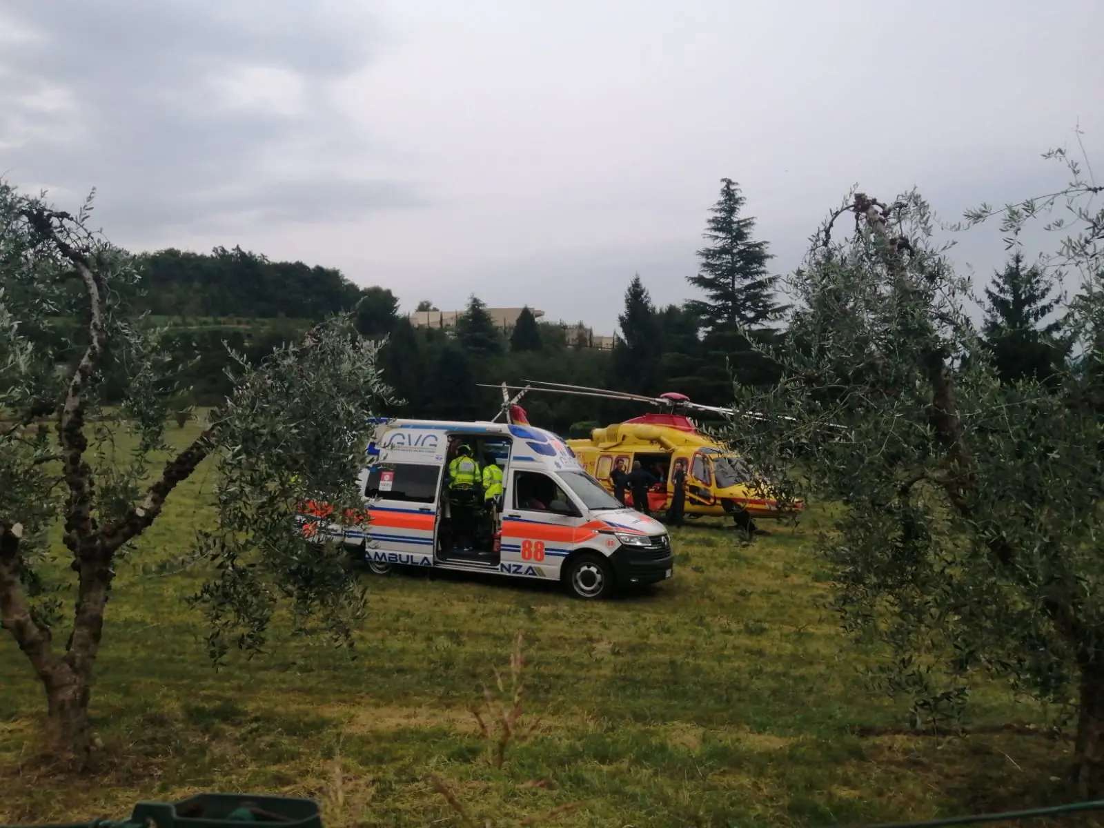 L'incidente a Gargnano