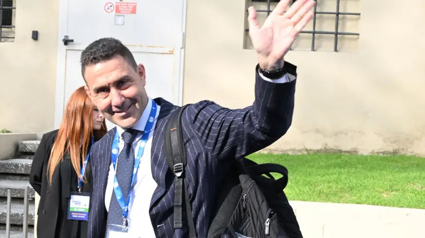 L’ex generale Roberto Vannucci durante il Congresso Federale della Lega “ Il coraggio della Liberta’” alla Fortezza da Basso di Firenze 5 e 6 Aprile Firenze 05 Aprile 2025 ANSA/CLAUDIO GIOVANNINI