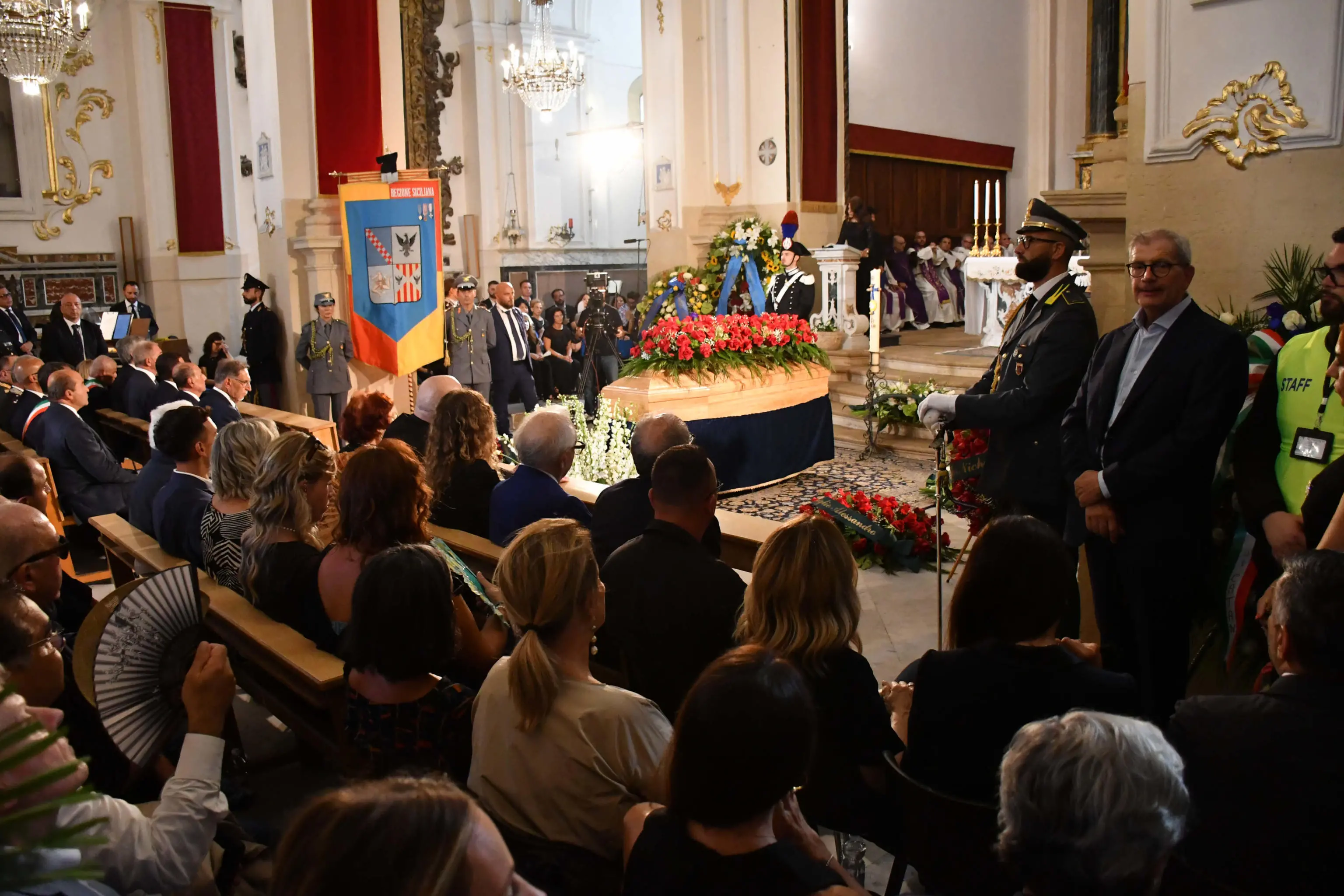 I funerali di Pippo Baudo