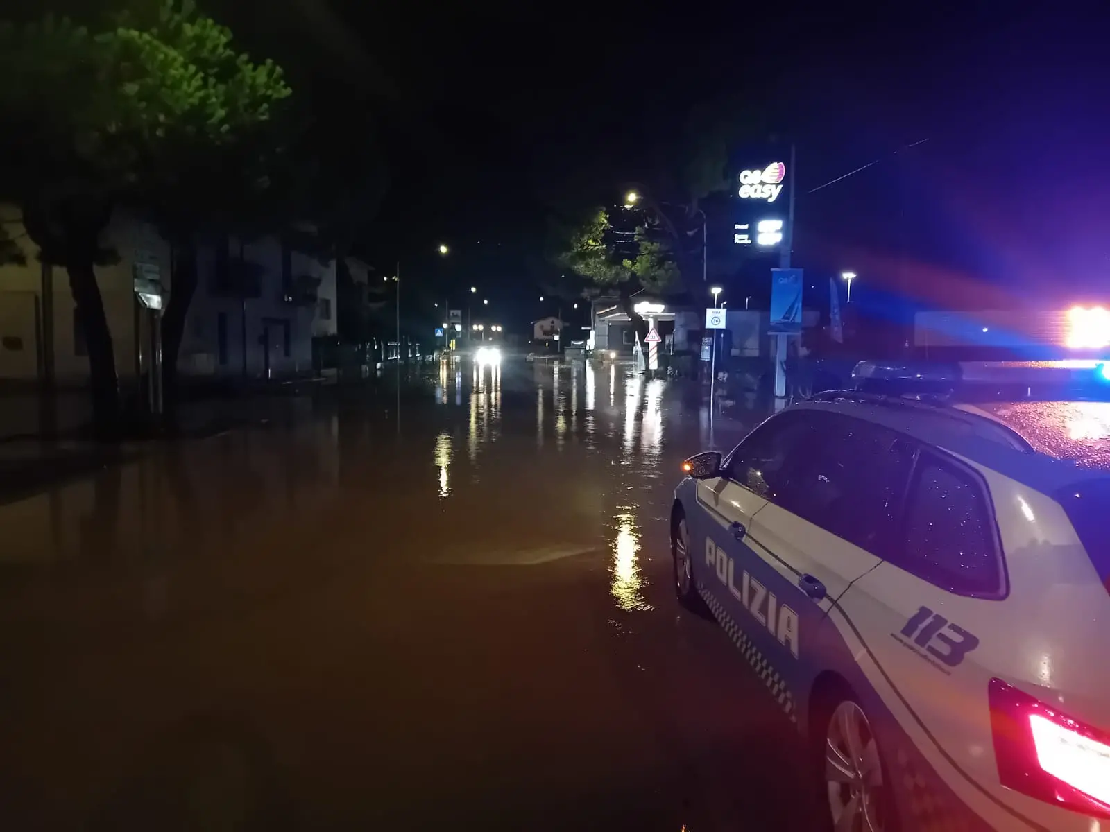 Maltempo, allagata via Roma a Iseo