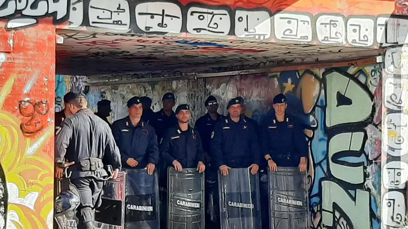 Lo sfratto del Leoncavallo a Milano