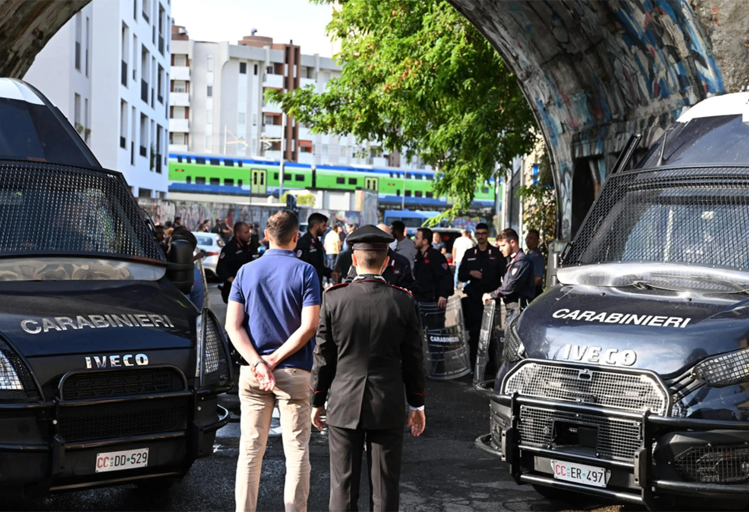 Lo sfratto del Leoncavallo a Milano