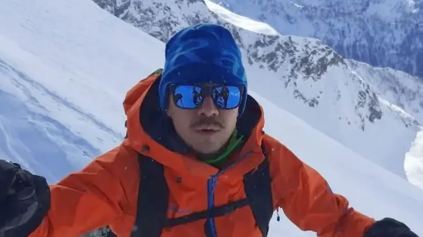 L'alpinista Luca Sinigaglia