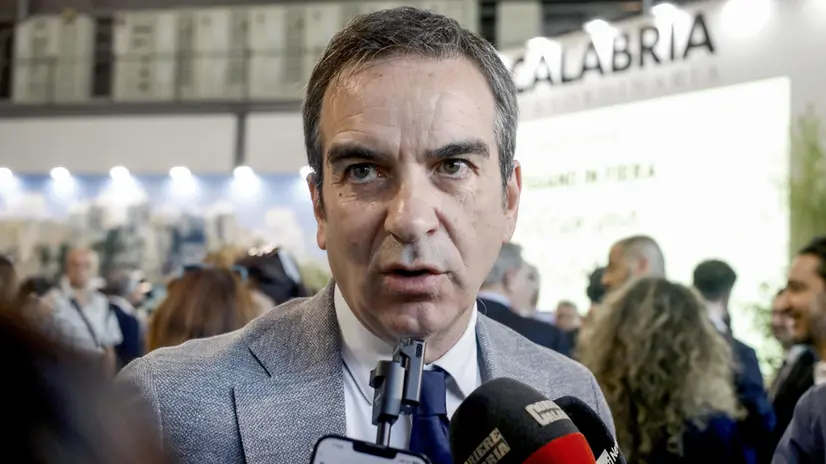 Roberto Occhiuto, presidente Regione Calabria, durante l’inaugurazione di “Artigiano in Fiera - Anteprima d’Estate” in Fiera a Milano, 29 maggio 2025. ANSA/MOURAD BALTI TOUATI (npk)