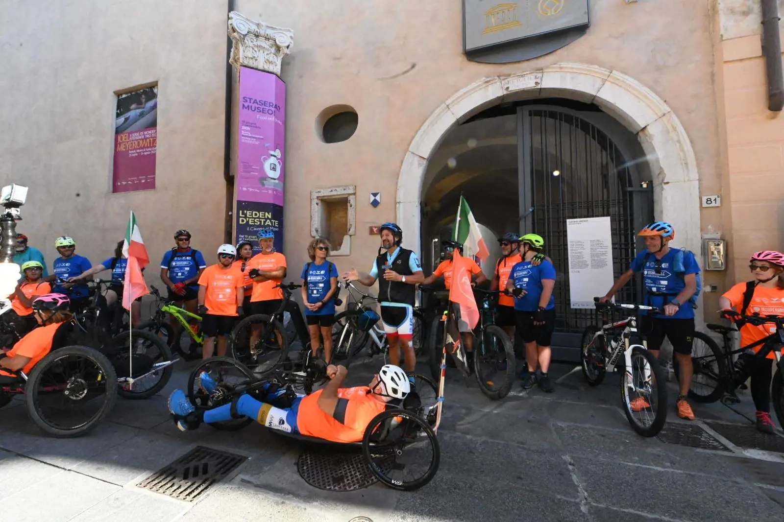 InsuperAbile 2025, la partenza dalla chiesa di Santa Giulia