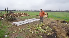 Dopo la mobilitazione, gli agricoltori danneggiati dalla Caffaro non pagano più l'Imu sui campi avvelenati - Foto Pierre Putelli/Neg © www.giornaledibrescia.it