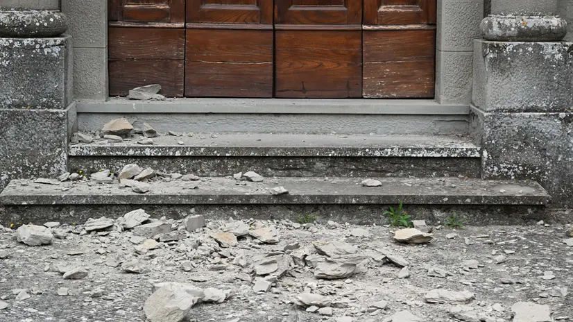 Terremoto di magnitudo 4.8 a Marradi. Marradi, 18 Settembre 2023 ANSA/CLAUDIO GIOVANNINI