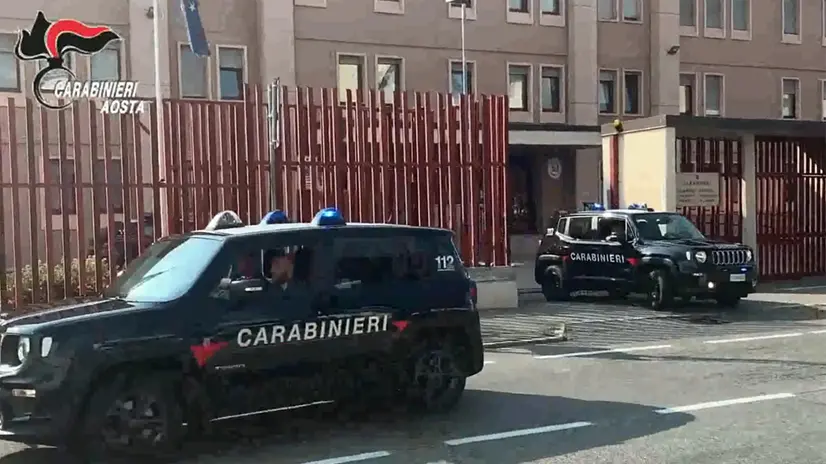 CARABINIERI: Aosta. "Codice Rosso" arrestato giovane 20enne (FRAME)