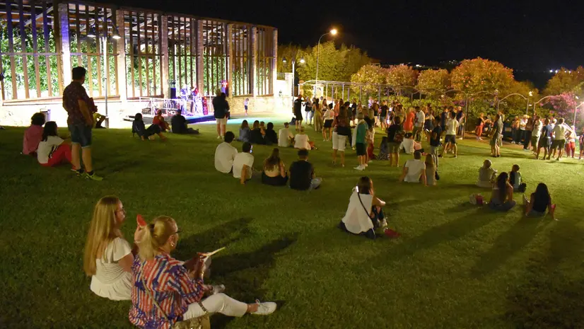Uno scatto dalla scorsa edizione della serata tra gli ulivi