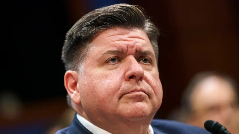 epa12172053 Illinois Governor JB Pritzker during a hearing with Sanctuary State Governors of the House Committee on Oversight and Government Reform at the US Capitol in Washington, DC, USA, 12 June 2025. EPA/WILL OLIVER