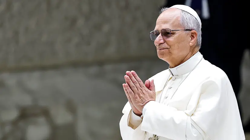 Pope Leo XIV during the weekly general audience in the Paul VI Hall, Vatican City, 20 August 2025. ANSA/ANGELO CARCONI