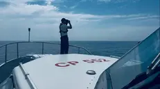 Sono riprese all'alba le ricerche del sub 50enne disperso dal primo pomeriggio di ieri al largo del Ravennate, dopo un'immersione con un gruppo nel relitto della piattaforma del Paguro. Le operazioni sono coordinate dalla Guardia Costiera, 14 agosto 2025. ANSA/GUARDIA COSTIERA. +++FOTO DIFFUSA DALL'UFFICIO STAMPA - USARE SOLO PER ILLUSTRARE OGGI LA NOTIZIA INDICATA NEL TITOLO - NON ARCHIVIARE - NON VENDERE - NON USARE PER FINI NON GIORNALISTICI - NPK+++