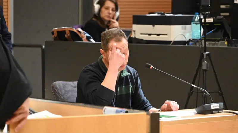 Ruben Andreoli in aula durante il processo © www.giornaledibrescia.it