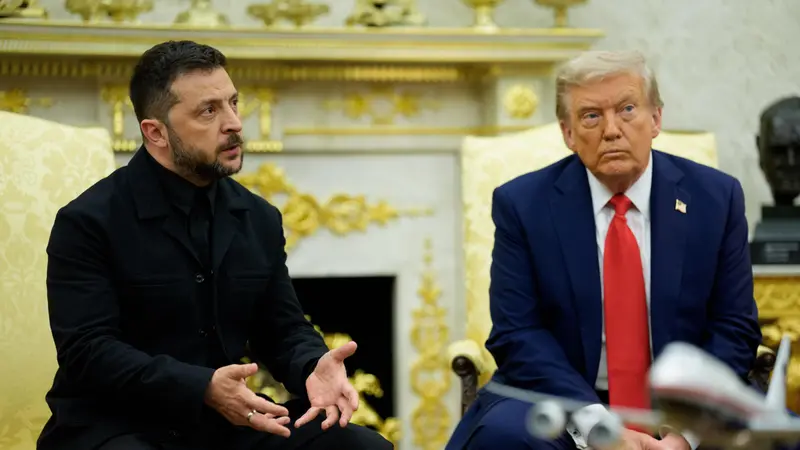 Trump e Zelensky - Foto Ansa © www.giornaledibrescia.it
