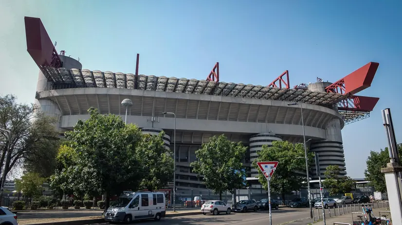 Il quartiere San Siro coinvolto nelle inchieste sull’ubanistica , Milano 13 Agosto 2025 ANSA/MATTEO CORNER
