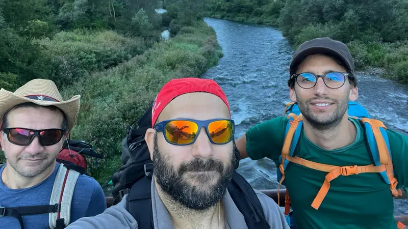 Mirko Savi con Matteo Catalano e Michele Pedercini