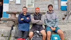 I tre camminatori che hanno mappato il cammino